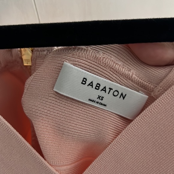 Brand new with tag Aritzia Ten by Babaton pink bandage dress size XS - Picture 8 of 9